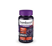 Sambucol Immuno Forte Gummies - 30 Gommes Sureau Noir + Vitamine C & Zinc - Pour Adultes & Enfants 12+ - Vegan, Sans Colorants Artificiels