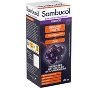 Sambucol Immuno Forte Sirop Avec Vitamine C Et Zinc Sureau Noir Flacon 120ml