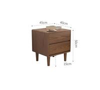 SAMCIOI Table de Chevet en Bois Massif, Table Rangement Moderne for Chambre à Coucher, Petite Armoire Nordic Home avec tiroir Table Basse