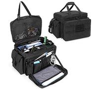 samdew Sac de Patrouille, Sac d'Équipement de Police, Organisateur de Siège Avant de Voiture, Sac Intervention Police avec Bandoulière Compartiment pour Laptop 15,6", Compatible Molle, Sac Seulement