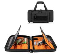 samdew Sac pour Couteaux de Chef, 18 Emplacements pour Sets de Couteaux Professionnels, Mallette avec Bandoulière Amovible pour Cuisine, Randonnée et Voyage, Sac Seul