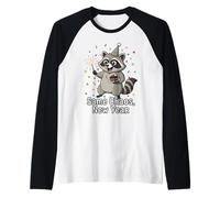 Same Chaos Nouvel an Funny Raton Laveur Humour Animal Party Design Manche Raglan