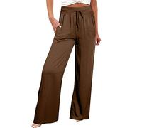 Same Day Delivery Items Jogging Ouverture Latérale Femme Pantalon avec Plusieurs Poches Femme Pantalon Blanc Coton Pantalon Fluide Femme Hiver Confortable My Orders Same Day Delivery Items