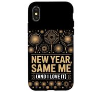 Same Me And I Love It Réveillon du Nouvel An Coque pour iPhone X/XS