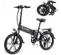 SAMEBIKE 20LVXD30-II 250W Vélo électrique pliable | Batterie 48V 10Ah | Autonomie 80KM | Pneus tout terrain 20" | Shimano 7 vitesses | Ecran LCD | Vélo électrique unisexe
