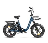 Samebike C05Pro - Vélo électrique - Moteur 500W - Batterie 36V 13Ah 35KM/h - Autonomie 70km - Shimano 7 Vitesses - Bleu marine