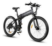 SAMEBIKE LO26-ll Vélo Électrique 900W - 48V 14Ah 35km/h 26x2.35"" CST Shimano 7V Freins Hydr. Double Susp.