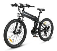 Samebike LO26 - Vélo électrique 26"" - Moteur 900W - Batterie 48V 14Ah 40KM/h- Autonomie 80 km - Frein à huile hydraulique - Noir