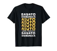 Samedi Dimanche Texte Drôle Fin de semaine Week Fin T-Shirt