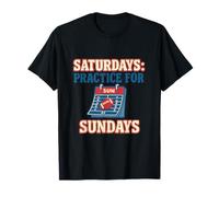 Samedi Practice for Sundays Football Nouveauté T-Shirt