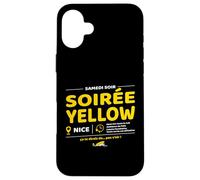 Samedi Soir Soirée Yellow, ca Te dirais de Pas Venir ! Brice Coque pour iPhone 16 Plus