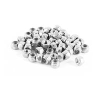 SameeHome 50 Pcs 304Hc Quincaillerie en Acier Inoxydable Hex Contre-éCrou M2 A2-70