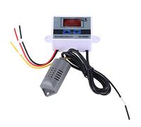 SameeHome Contrôleur numérique d'humidité hygromètre Interrupteur de contrôle d'humidité 0 ~ 99 % Rh Hygrostat Capteur d'humidité Ac220 V