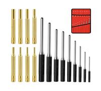 SameeHome Kit de perforatrice de réparation de poinçonnage, y compris chasse-goupilles en laiton, chasse-goupilles en acier avec sac de rangement