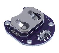 SameeHome Lot de 2 supports de piles bouton pour Cr2032 - Avec interrupteur, 128487