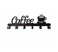 SameeHome Support mural pour bar à café, support pour étagères pour tasses à café, porte-tasses à café