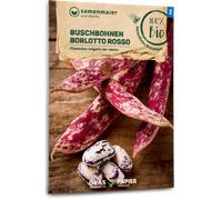 Samen Maier Haricots Nains "Borlotto rosso" Bio - 1 sachet