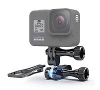 Sametop Adaptateur de Trépied en Aluminium avec Clé Ball Joint Mount Support Bras Pivotant Fixation Boule Compatible avec GoPro Hero 13, 12, 11, 10, 9, 8, 7, 6, 5, 4, Session Caméras Sport