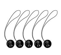 Sametop Adhésif Attaches 3M Autocollant pour Caméras avec Laisse de Sécurité Compatible avec GoPro Hero 13 12 11 10 9 8 7 6 5 Session DJI Caméras d'action - 5 Paquets