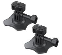 Sametop Fixation de Adhésif Casque Flexible pour GoPro Insta360 | Attache 3M Autocollant Sticker, pour Go Pro Hero Max Mission Insta360 X5 X4 X3 X2 One DJI Osmo Caméras D'action, 2 Paquets