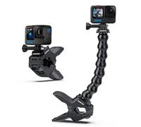 Sametop Fixation Pince Bras Jaws Flexible Clamp pour GoPro | Mâchoires Serrage avec Col de Cygne, pour Go Pro Hero 13 12 11 10 Max 9 8 Session Mission DJI Osmo Caméras D'action