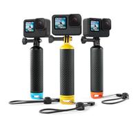 Sametop Poignée Perche Flotteur Handler Flottante Manche Monopode Compatible avec GoPro Hero 13 12 11 10 9 8 7 6 5 Session DJI Caméras d'action - Jaune