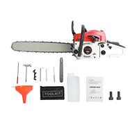 SamFansar Tronçonneuse à gaz de 50,8 cm, tronçonneuse à essence 58 cc, scie à chaîne à essence portable sans fil à 2 cycles, scie à chaîne à essence pour couper les arbres forestiers, bois 50,8 cm