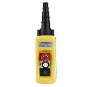 Samfox Commandes de la Grue, Grue Palan à Chaîne Bouton Poussoir de Levage Contrôleur Pendentif avec Arrêt D'urgence