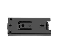 Samfox Coulisses de Tiroir Courtes - Coulisses de Tiroir à Extension Totale - 3 Sections de Glissière à Billes sur Rails Glissière de Glissière à Billes Télescopiques 2pcs (Taille : 10cm/4in)