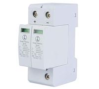Samfox DC Parafoudre, Modulaire Parafoudre Dispositif de Protection Contre Les Surtensions Parafoudre 2P 40KA Protection Contre la Foudre par Photovoltaïque