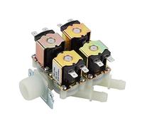 Samfox DN20 G3 / 4 "1 Électrovanne, 1 en 4 Sorties DC 12V Entrée Normalement Fermée Vanne électromagnétique de Commutateur D'écoulement de Drainage de L'eau pour les Appareils Électriques