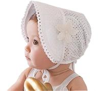 SAMGU Bébé Fille Bonnet Princesse Dentelle Fleur Creux Chapeau Mignon Chapeau 3-24 Mois