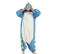 SAMGU Cosplay Onesies Pyjamas Kigurumi Unisexe Adulte Anime Dinosaure Costume pour Halloween Carnaval Noël Party Show,Tyrannosaure Rex,Taille L
