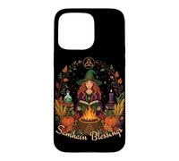 Samhain Blessings Roue de sorcière païenne de l'année Wicca Wiccan Coque pour iPhone 15 Pro Max