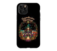 Samhain Blessings Sorcière païenne Wicca Wiccan Roue de l'année Coque pour iPhone 11 Pro