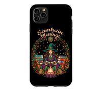 Samhain Blessings Sorcière païenne Wicca Wiccan Roue de l'année Coque pour iPhone 11 Pro Max