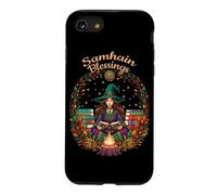 Samhain Blessings Sorcière païenne Wicca Wiccan Roue de l'année Coque pour iPhone SE (2020) / 7/8