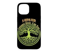 Samhain Enchanted Woods Racines celtiques Gaélique Halloween Coque pour iPhone 15