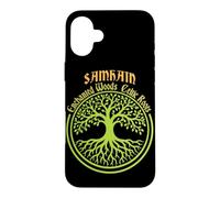 Samhain Enchanted Woods Racines celtiques Gaélique Halloween Coque pour iPhone 16 Plus