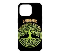 Samhain Enchanted Woods Racines celtiques Gaélique Halloween Coque pour iPhone 16 Pro