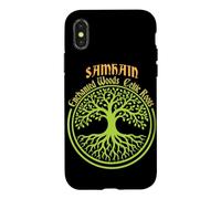 Samhain Enchanted Woods Racines celtiques Gaélique Halloween Coque pour iPhone X/XS