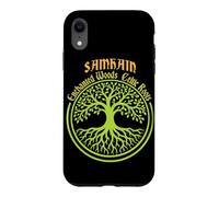 Samhain Enchanted Woods Racines celtiques Gaélique Halloween Coque pour iPhone XR