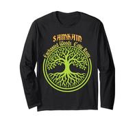 Samhain Enchanted Woods Racines celtiques Gaélique Halloween Manche Longue