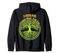 Samhain Enchanted Woods Racines celtiques Gaélique Halloween Sweat à Capuche