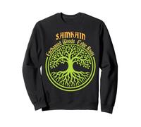 Samhain Enchanted Woods Racines celtiques Gaélique Halloween Sweatshirt