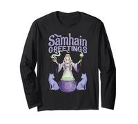 Samhain Greetings Wicca Wiccan Païen Nouvel an Sorcière Sorcière Manche Longue