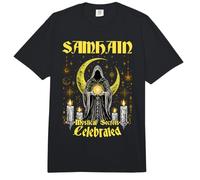 Samhain Mystical Secrets Célébré Wicca Wiccan Sorcière païenne Comfort Colors Adult Heavyweight T-Shirt