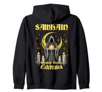 Samhain Mystical Secrets Célébré Wicca Wiccan Sorcière païenne Sweat à Capuche