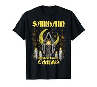 Samhain Mystical Secrets Célébré Wicca Wiccan Sorcière païenne T-Shirt