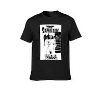 Samhain Unholy Passion Poster Horror Punk Band Unisex 100% Cotton Short-Sleeve T-Shirts Black XL